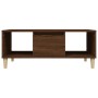 Mesa de centro madera contrachapada marrón roble 90x50x36,5 cm de vidaXL, Mesas de centro - Ref: Foro24-821067, Precio: 48,00...