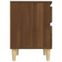 Brown oak bedside table 40x35x50 cm by vidaXL, Lockers and storage cabinets - Ref: Foro24-821840, Price: 45,12 €, Discount: %