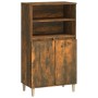 Tall smoked oak plywood sideboard 60x36x110 cm by vidaXL, Sideboards - Ref: Foro24-821225, Price: 75,99 €, Discount: %