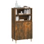 Tall smoked oak plywood sideboard 60x36x110 cm by vidaXL, Sideboards - Ref: Foro24-821225, Price: 75,99 €, Discount: %