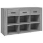 Sonoma gray plywood sideboard 100x30x59.5 cm by vidaXL, Sideboards - Ref: Foro24-821010, Price: 103,99 €, Discount: %