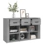 Aparador de madera contrachapada gris Sonoma 100x30x59,5 cm de vidaXL, Aparadores - Ref: Foro24-821010, Precio: 104,67 €, Des...