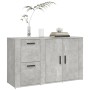 Aparador de madera contrachapada gris hormigón 100x33x59,5 cm de vidaXL, Aparadores - Ref: Foro24-821000, Precio: 103,52 €, D...