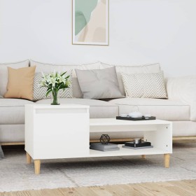 White plywood coffee table 100x50x45 cm by vidaXL, Coffee table - Ref: Foro24-821124, Price: 46,49 €, Discount: %