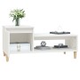 Mesa de centro madera contrachapada blanco 100x50x45 cm de vidaXL, Mesas de centro - Ref: Foro24-821124, Precio: 46,49 €, Des...