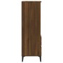 Aparador alto madera contrachapada roble marrón 40x36x110 cm de vidaXL, Aparadores - Ref: Foro24-821251, Precio: 61,13 €, Des...