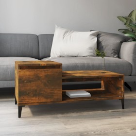 Smoked oak plywood coffee table 100x50x45 cm by vidaXL, Coffee table - Ref: Foro24-821137, Price: 47,15 €, Discount: %