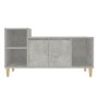 Mueble para TV madera contrachapada gris hormigón 100x35x55 cm de vidaXL, Muebles TV - Ref: Foro24-821176, Precio: 54,55 €, D...