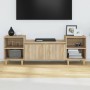 Mueble para TV madera contrachapada roble Sonoma 160x35x55 cm de vidaXL, Muebles TV - Ref: Foro24-821191, Precio: 89,01 €, De...