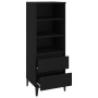 Tall black plywood sideboard 40x36x110 cm by vidaXL, Sideboards - Ref: Foro24-821245, Price: 80,24 €, Discount: %