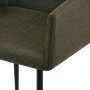 Dining chairs with armrests 4 units brown fabric by vidaXL, dining chairs - Ref: Foro24-279698, Price: 303,44 €, Discount: %