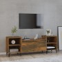 Smoked oak plywood TV cabinet 160x35x55 cm by vidaXL, TV Furniture - Ref: Foro24-821201, Price: 90,99 €, Discount: %