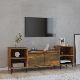 Smoked oak plywood TV cabinet 160x35x55 cm by vidaXL, TV Furniture - Ref: Foro24-821201, Price: 90,04 €, Discount: %