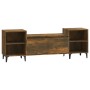 Smoked oak plywood TV cabinet 160x35x55 cm by vidaXL, TV Furniture - Ref: Foro24-821201, Price: 90,99 €, Discount: %