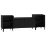 Mueble para TV madera contrachapada negro 160x35x55 cm de vidaXL, Muebles TV - Ref: Foro24-821197, Precio: 92,76 €, Descuento: %