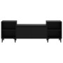 Mueble para TV madera contrachapada negro 160x35x55 cm de vidaXL, Muebles TV - Ref: Foro24-821197, Precio: 92,76 €, Descuento: %