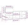 Schuhschrank aus braunem Eichensperrholz, 102 x 36 x 60 cm von vidaXL, Schuhregale und Schuhorganisatoren - Ref: Foro24-82121...