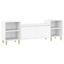 Mueble para TV madera contrachapada blanco 160x35x55 cm de vidaXL, Muebles TV - Ref: Foro24-821188, Precio: 100,74 €, Descuen...