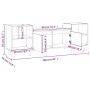 Weißer TV-Schrank aus Sperrholz, 160 x 35 x 55 cm von vidaXL, TV-Möbel - Ref: Foro24-821188, Preis: 100,74 €, Rabatt: %