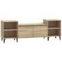 Sonoma oak plywood TV cabinet 160x35x55 cm by vidaXL, TV Furniture - Ref: Foro24-821199, Price: 89,06 €, Discount: %