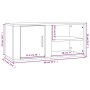 TV-Schrank aus geräuchertem Eichensperrholz, 80 x 31,5 x 36 cm von vidaXL, TV-Möbel - Ref: Foro24-819446, Preis: 41,58 €, Rab...