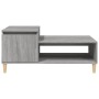 Mesa de centro madera contrachapada gris Sonoma 100x50x45 cm de vidaXL, Mesas de centro - Ref: Foro24-821130, Precio: 52,99 €...