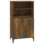 Aparador alto madera contrachapada roble ahumado 60x36x110 cm de vidaXL, Aparadores - Ref: Foro24-821233, Precio: 88,99 €, De...