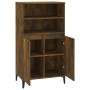 Aparador alto madera contrachapada roble ahumado 60x36x110 cm de vidaXL, Aparadores - Ref: Foro24-821233, Precio: 88,99 €, De...