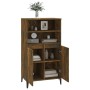 Aparador alto madera contrachapada roble ahumado 60x36x110 cm de vidaXL, Aparadores - Ref: Foro24-821233, Precio: 88,99 €, De...