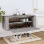 Shoe cabinet for wall in gray Sonoma plywood 100x35x38 cm by vidaXL, Shoe racks and shoe organizers - Ref: Foro24-821026, Pri...