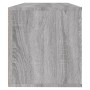 Shoe cabinet for wall in gray Sonoma plywood 100x35x38 cm by vidaXL, Shoe racks and shoe organizers - Ref: Foro24-821026, Pri...