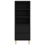 Tall black plywood sideboard 40x36x110 cm by vidaXL, Sideboards - Ref: Foro24-821237, Price: 65,33 €, Discount: %