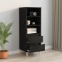 Aparador alto madera contrachapada negro 40x36x110 cm de vidaXL, Aparadores - Ref: Foro24-821237, Precio: 65,33 €, Descuento: %