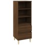 Aparador alto madera contrachapada roble marrón 40x36x110 cm de vidaXL, Aparadores - Ref: Foro24-821243, Precio: 60,85 €, Des...