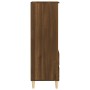 Aparador alto madera contrachapada roble marrón 40x36x110 cm de vidaXL, Aparadores - Ref: Foro24-821243, Precio: 60,85 €, Des...