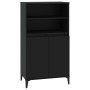 Tall black plywood sideboard 60x36x110 cm by vidaXL, Sideboards - Ref: Foro24-821229, Price: 99,27 €, Discount: %