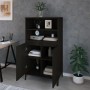 Tall black plywood sideboard 60x36x110 cm by vidaXL, Sideboards - Ref: Foro24-821229, Price: 99,27 €, Discount: %