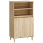 Aparador alto madera contrachapada color roble 60x36x110 cm de vidaXL, Aparadores - Ref: Foro24-821223, Precio: 70,99 €, Desc...