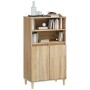 Aparador alto madera contrachapada color roble 60x36x110 cm de vidaXL, Aparadores - Ref: Foro24-821223, Precio: 70,99 €, Desc...