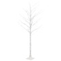 Abedul artificial blanco con 128 LED blanco cálido 220 cm de vidaXL, Arboles de navidad - Ref: Foro24-345145, Precio: 66,94 €...