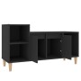 Schwarzer TV-Schrank aus Sperrholz, 100 x 35 x 55 cm von vidaXL, TV-Möbel - Ref: Foro24-821173, Preis: 52,76 €, Rabatt: %