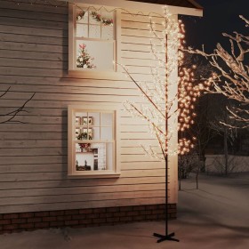 LED cherry blossom tree with 672 warm white LEDs 400 cm by vidaXL, Christmas trees - Ref: Foro24-345135, Price: 163,99 €, Dis...