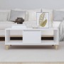 Glossy white plywood coffee table 90x50x36.5 cm by vidaXL, Coffee table - Ref: Foro24-821062, Price: 50,70 €, Discount: %