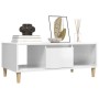 Glossy white plywood coffee table 90x50x36.5 cm by vidaXL, Coffee table - Ref: Foro24-821062, Price: 50,70 €, Discount: %