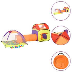 Multicolor children's play tent 338x123x111 cm by vidaXL, Play tents and tunnels - Ref: Foro24-93675, Price: 42,87 €, Discoun...