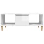 Glossy white plywood coffee table 90x50x36.5 cm by vidaXL, Coffee table - Ref: Foro24-821062, Price: 50,70 €, Discount: %