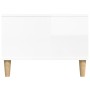 Glossy white plywood coffee table 90x50x36.5 cm by vidaXL, Coffee table - Ref: Foro24-821062, Price: 50,70 €, Discount: %