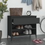 Mueble zapatero madera contrachapada negro 70x36x60 cm de vidaXL, Zapateros y organizadores de calzado - Ref: Foro24-819765, ...