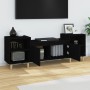 TV stand made of black plywood 160x35x55 cm by vidaXL, TV Furniture - Ref: Foro24-821189, Price: 88,03 €, Discount: %