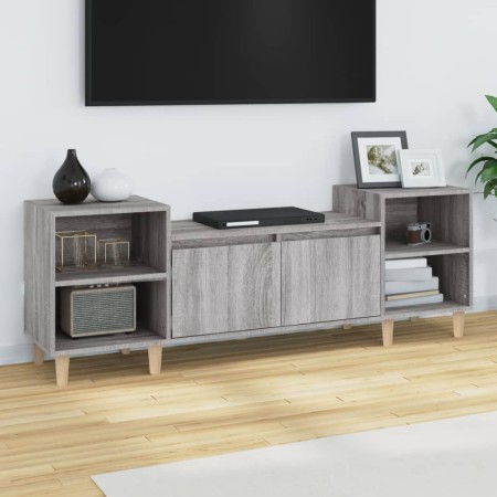 Mueble para TV madera contrachapada gris Sonoma 160x35x55 cm de vidaXL, Muebles TV - Ref: Foro24-821194, Precio: 87,29 €, Des...